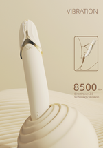 Ivory premium vibrating heated massager from the EVE AURORA collection, see description, discreet delivery in black packaging