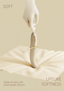 Ivory premium klases masāžas vibrējoša apsildāma ierīce no EVE AURORA kolekcijas,skatīt aprakstu,diskrēta piegāde melnā iepakojumā