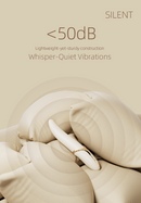 Ivory premium klases masāžas vibrējoša apsildāma ierīce no EVE AURORA kolekcijas,skatīt aprakstu,diskrēta piegāde melnā iepakojumā