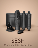 SESH application-controlled massage multifunction heated device from SESH AURORA collection,black colour,see description,discreet delivery in black package