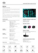 SESH ar aplikācijas vadību masāžas multiierīce apsildāma ierīce no SESH AURORA kolekcijas,melnā krāsa,skatīt aprakstu,diskrēta piegāde melnā iepakojumā