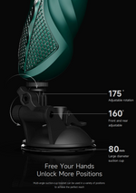 SESH application-controlled massage multifunction heated device from SESH AURORA collection,black colour,see description,discreet delivery in black package
