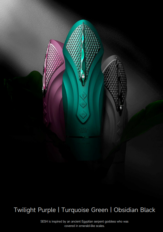 SESH ar aplikācijas vadību masāžas multiierīce apsildāma ierīce no SESH AURORA kolekcijas,melnā krāsa,skatīt aprakstu,diskrēta piegāde melnā iepakojumā