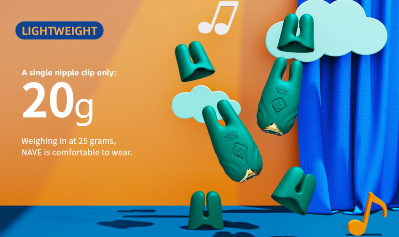 NAVE krūšu masāžas  ierīces komplekts ar pulti un aplikāciju,melnā krāsa,skatīt aprakstu,diskrēta piegāde melnā iepakojumā