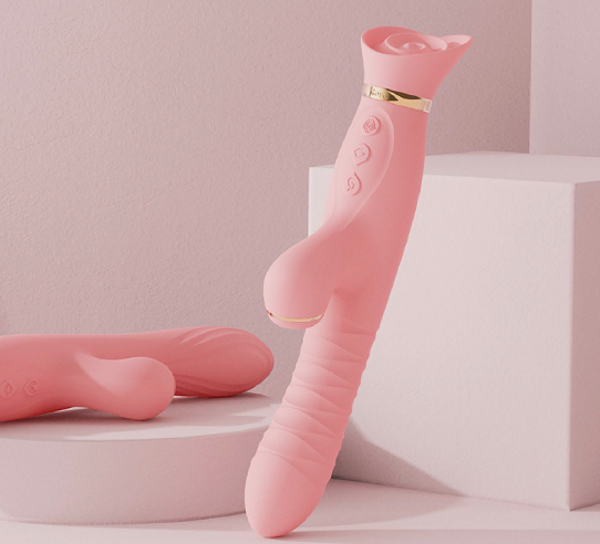 ROSE Thurster masāžas vibrējoša ierīce no ROSE kolekcijas,melnā krāsa,skatīt aprakstu,diskrēta piegāde melnā iepakojumā