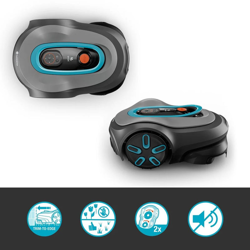 800 m²_GARDENA smart SILENO max 800 m², robotizēts zāles pļāvējs