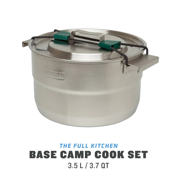 Stanley Ēdienu gatavošanas komplekts The Full Kitchen Base Camp Cook Set 3.5L,nerūsējošais tērauds,100% oriģināls