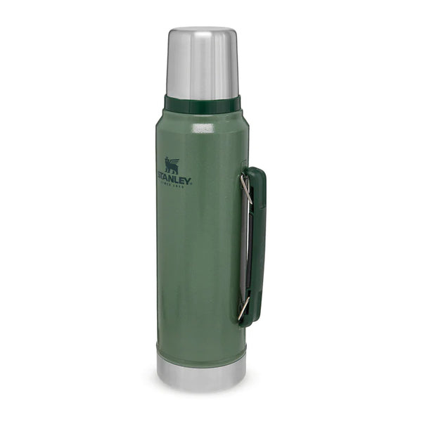 Stanley Thermos The Legendary Classic 1L green, 24h hot, 24h cold, 870gr, stainless steel, 100% original