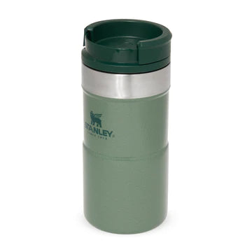 Stanley ermokrūze The NeverLeak Travel Mug 0,25L zaļa ,3h karsta,4h auksta,nerūsējošais tērauds,100% oriģināls