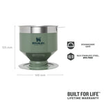 Stanley The Perfect-Brew Pour Over Classic Green, roostevaba teras, 100% originaal
