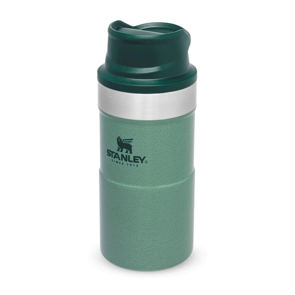 Stanley Termokrūze The Trigger-Action Travel Mug Classic 0,25L zaļa,3h karsta,4h auksta,nerūsējošais tērauds,100% oriģināls