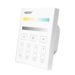 MiBoxer T2-W 2,4GHz CCT sienas vadības panelis, 4 zonas, 100–240V, balts