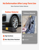 VEVOR gumijas stāvvietas apstādinātājs, 1840 mm, 2 gab., pastiprināts garāžas grīdas ierobežotājs ar atstarojošām joslām, piemērots automašīnām, furgoniem un kravas transportlīdzekļiem