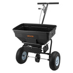 VEVOR stumjamais izkliedētājs ar 3,66 m izkliedes platumu, 33 cm visurgājēja riepas, regulējama padeves kontrole, 59 kg ietilpības tvertne, piemērots mēslojumam, sēklām un pretslīdes materiāliem