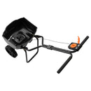 VEVOR stumjams zāliena sējējs, sadales platums 3 m, sējējs ar 59 kg kravas ietilpību un 25 cm visurgājēja riepām, stumjams dārza un zāliena sējējs sēklām, mēslojumam un nezāļu kontrolei