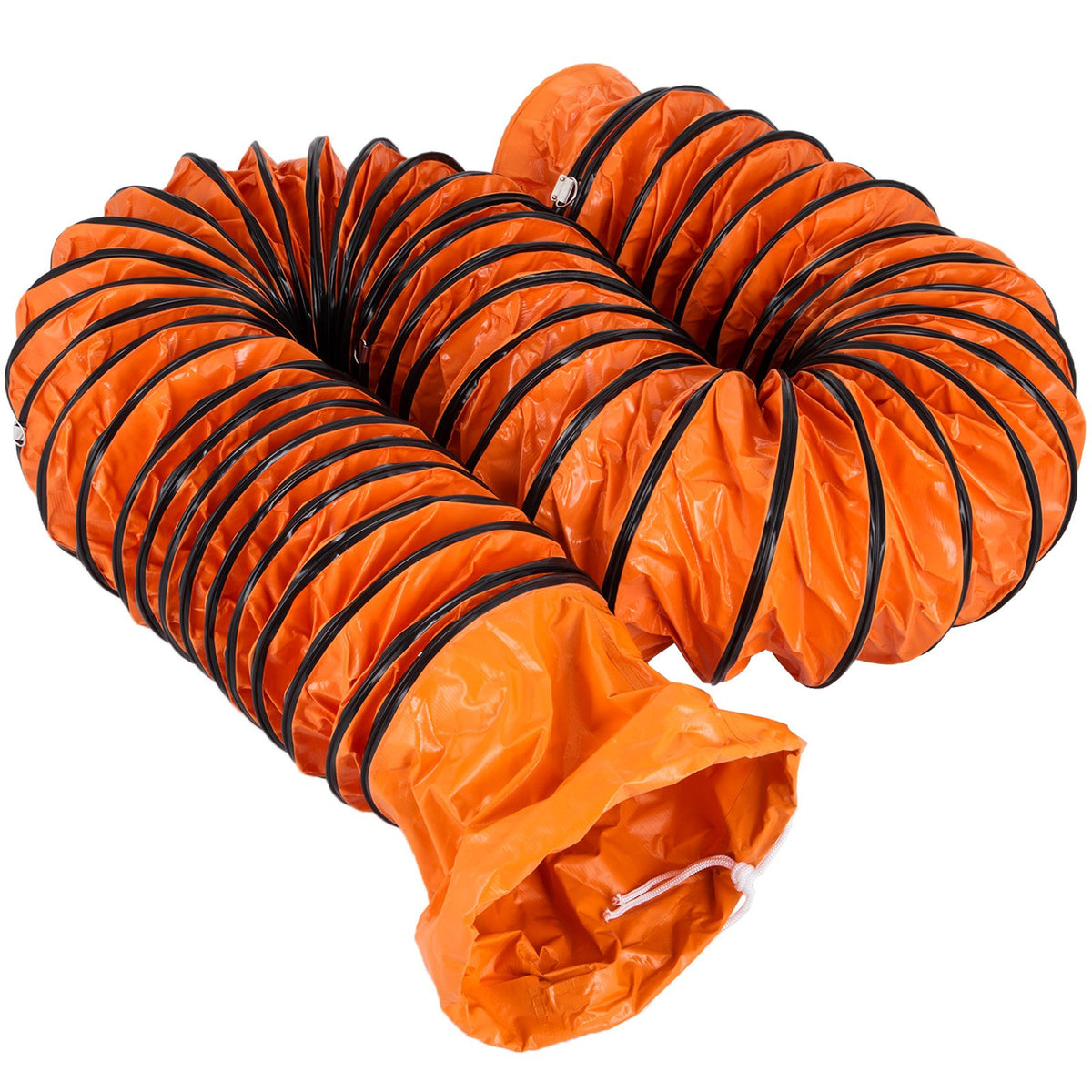 VEVOR 10 M/32ft PVC Elastīgā Gaisa Kanāla Šļūtene 300 MM/12 Collu Diametram Izplūdes Ventilatoriem