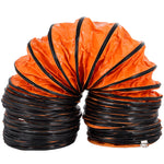 VEVOR 10 M/32ft PVC Elastīgā Gaisa Kanāla Šļūtene 300 MM/12 Collu Diametram Izplūdes Ventilatoriem