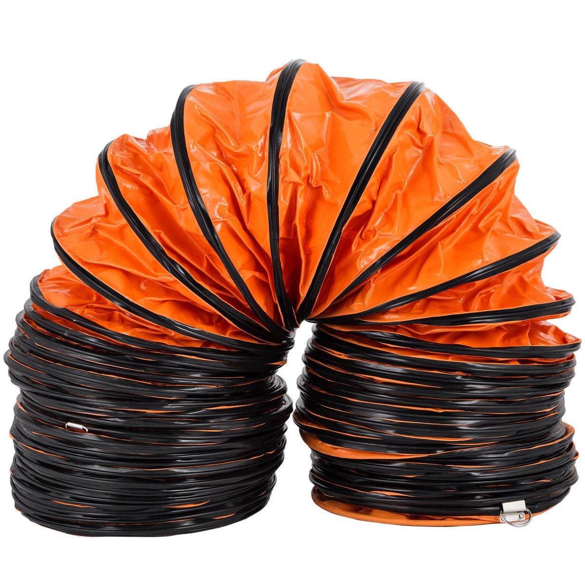 VEVOR 10 M/32ft PVC Elastīgā Gaisa Kanāla Šļūtene 300 MM/12 Collu Diametram Izplūdes Ventilatoriem