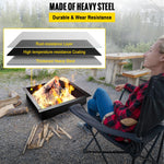 VEVOR ugunskura gredzens – 91 cm ārējais / 76 cm iekšējais tērauda ieliktnis (1,5 mm biezums) ar tvērējām – DIY zemē iebūvējams ugunskura ieliktnis dārzam, terasei un pagalmam