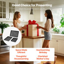 VEVOR 3-daļīgs pretpiedeguma oglekļa tērauda cepšanas pannu komplekts ar silikona rokturiem