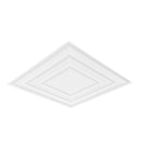 VEVOR griestu flīzes, 12 gab., 60 x 60 cm, PVC, viegla uzstādīšana, balts perforēts raksts