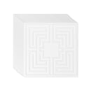 VEVOR griestu paneļi, 12 gab., 600 x 600 mm, PVC, viegli uzstādāmi, balti, Echo raksts