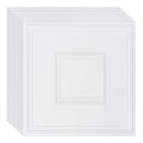 VEVOR griestu paneļi, 12 gab., 600 x 600 mm, PVC, viegli uzstādāmi, balti, ģeometriski raksti