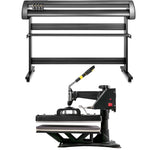 VEVOR 5-in-1 Siltuma prese 38 x 38 cm ar cepuru pārsūtīšanas funkciju un 135 cm Vinila griezēju un plotteri, 3 asmeņi