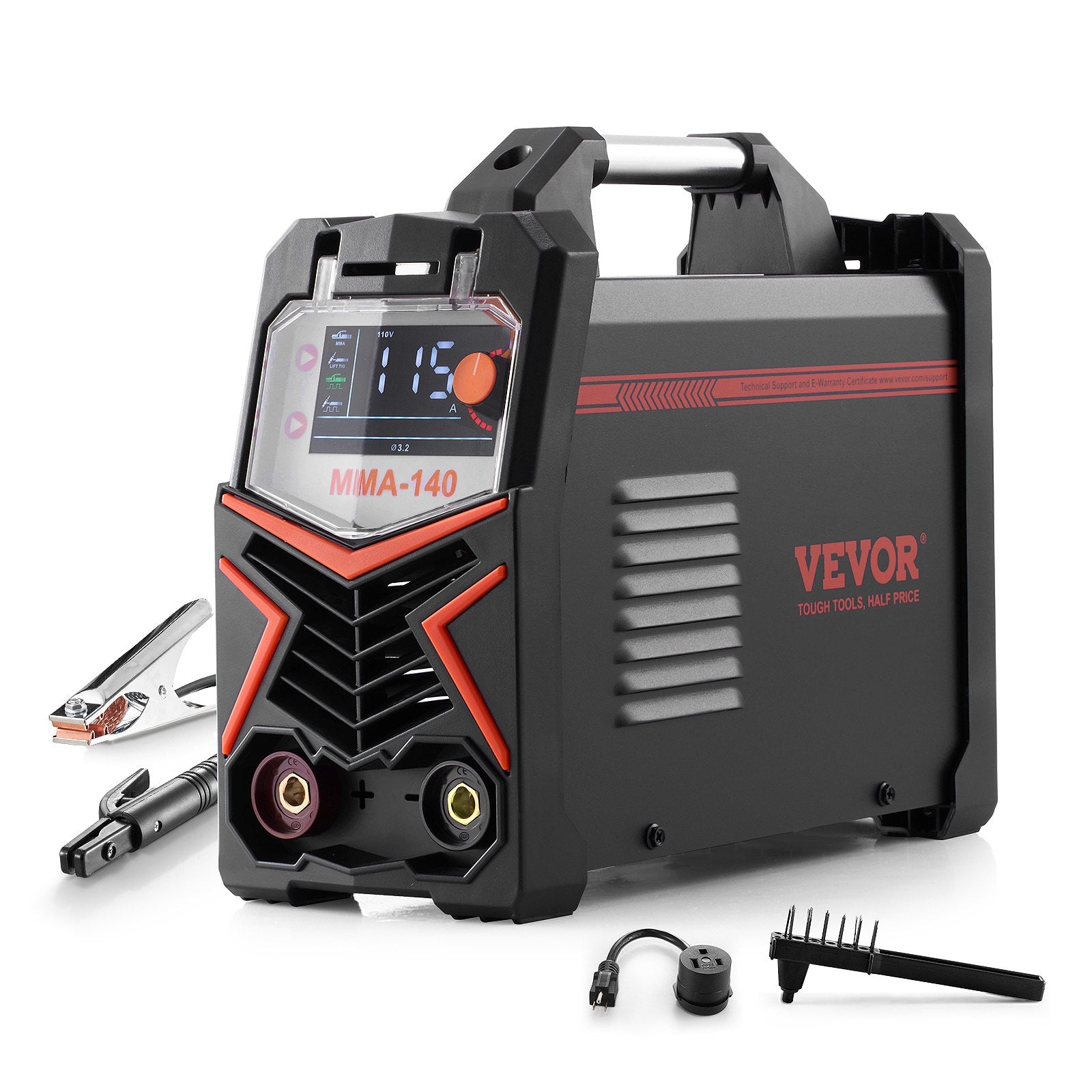 VEVOR TIG-keevitaja 4-in-1 impulssfunktsiooniga, MMA, Lift TIG ja STICK režiimidega, IGBT-inverter ja LED-ekraaniga.
