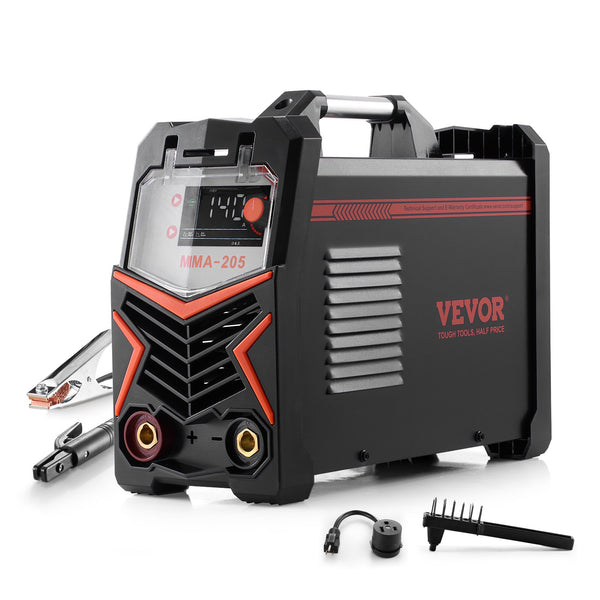 VEVOR TIG welder 2-in-1 with Lift function, MMA electrode welding, IGBT technology, hot start and LED display