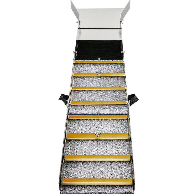VEVOR Salokāms alumīnija sakausējuma grāvējs, kompakts 127 cm grāvējs zelta ieguvei,  portatīvs grāvējs ar kalnraču sūnām, upē, strautā, zelta meklēšana, ieguve, drenāža