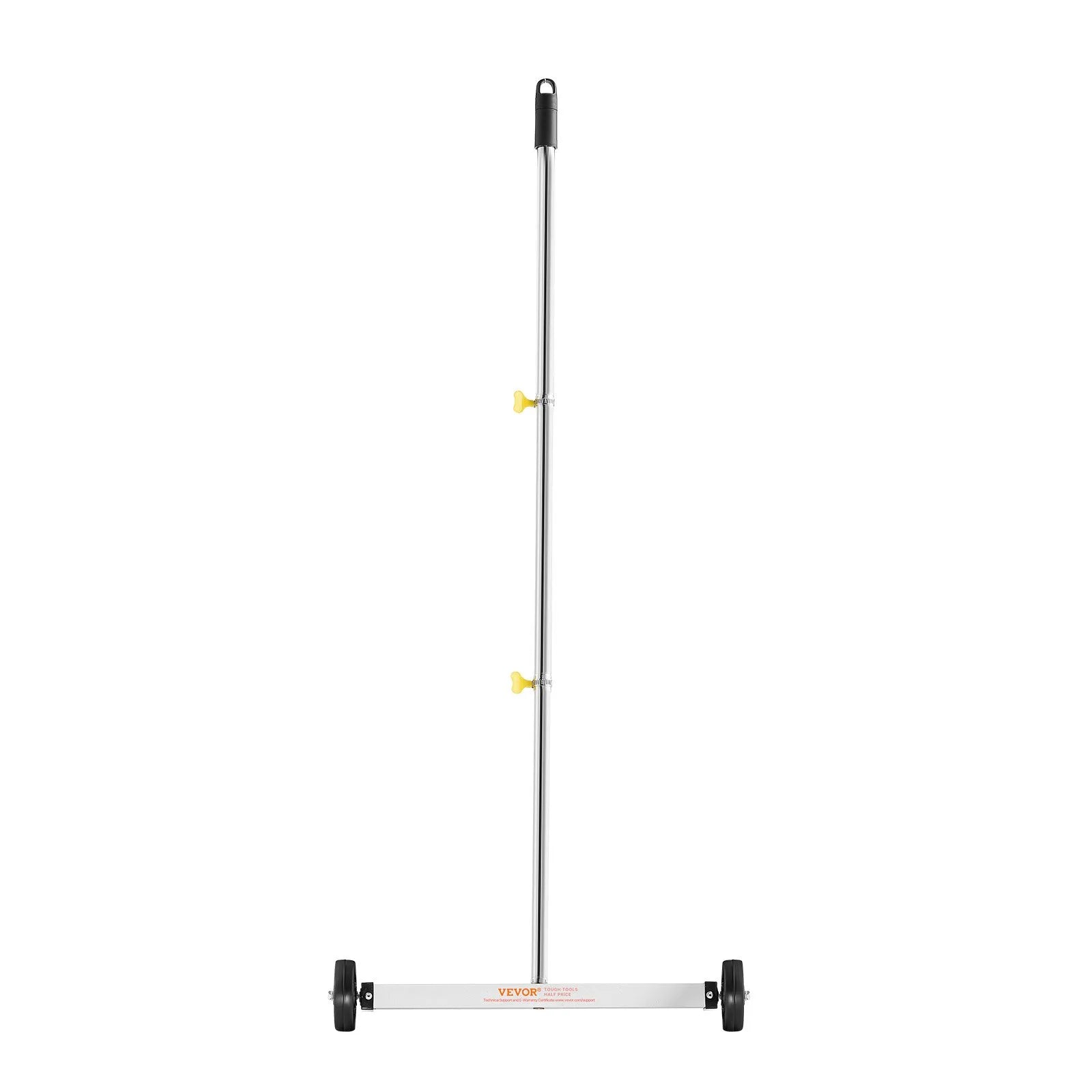 VEVOR magnētiskais savācējs ar riteņiem 43 cm, kravnesība 4,5 kg, viegls magnētiskais savākšanas rīks ar regulējamu rokturi naglu un skrūvju savākšanai garāžās un jumtu darbos
