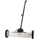 VEVOR 20 kg ritošais magnētiskais savācējs ar riteņiem, 46 cm platums, teleskopisks rokturis
