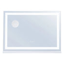 VEVOR grima spogulis ar apgaismojumu, 3 krāsu režīmiem un USB, galda vai sienas stiprinājums, 80 × 55,1 cm