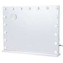 VEVOR Holivudas tualetes spogulis ar gaismām ar C tipa USB galddatora sienas stiprinājumu, 80x60cm