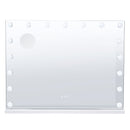 VEVOR Holivudas tualetes spogulis ar gaismām ar C tipa USB galddatora sienas stiprinājumu, 80x60cm