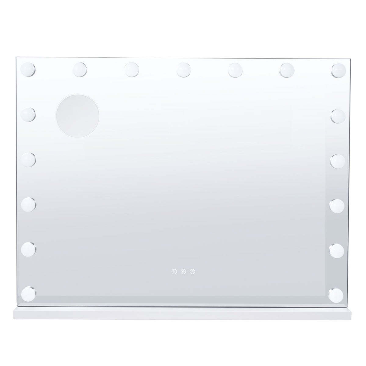 VEVOR Holivudas tualetes spogulis ar gaismām ar C tipa USB galddatora sienas stiprinājumu, 80x60cm