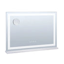 VEVOR grima spogulis ar apgaismojumu, 3 krāsu režīmiem, Bluetooth un USB, galda vai sienas stiprinājums, 55,1 cm