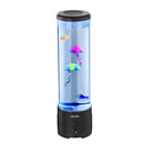 Sensorā burbuļu caurules lampa ar 16 tālvadības krāsu režīmiem, ūdens un zivju efekts, 382 mm