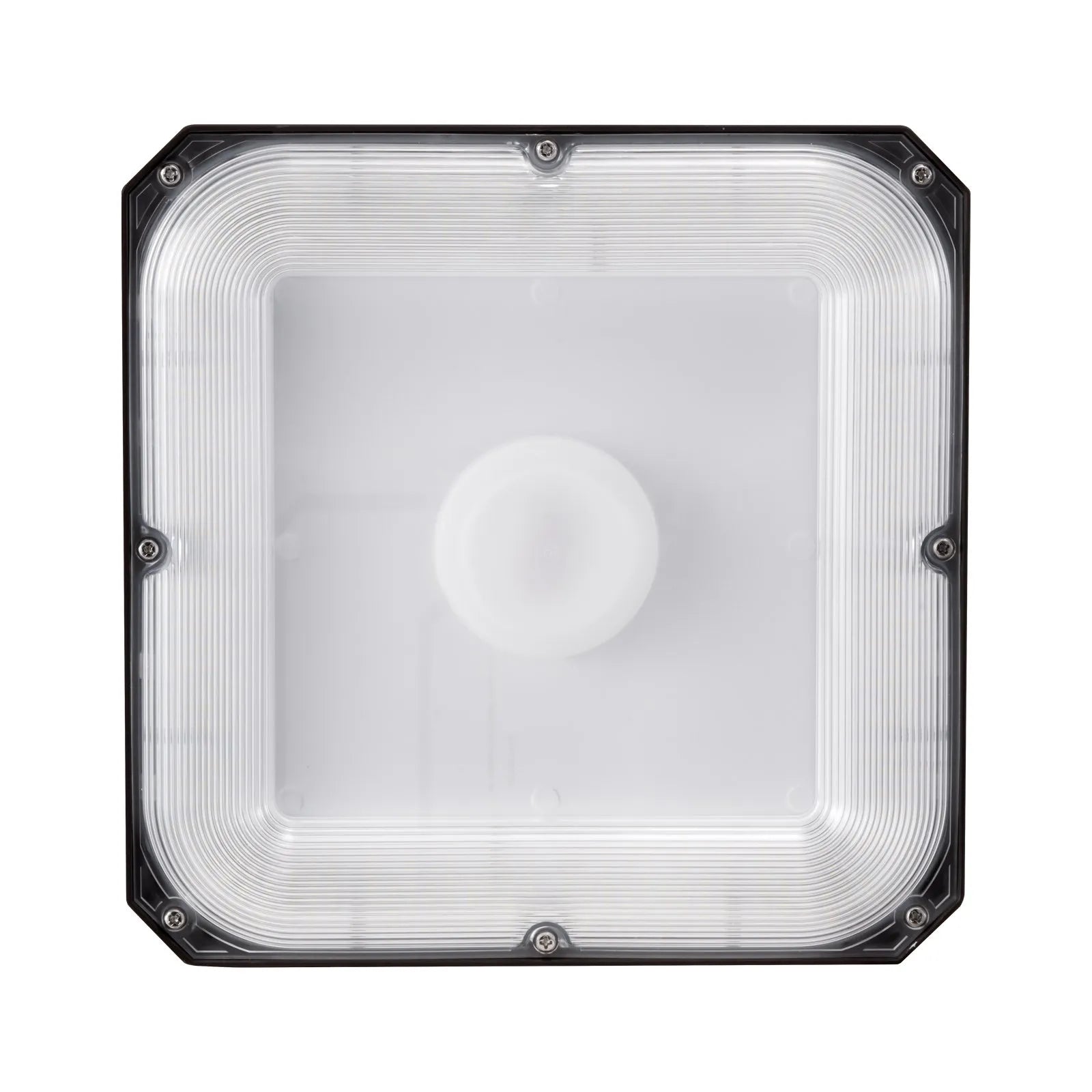 4 gab. LED griestu gaismekļi, 80 W, 8800 lm, 5000 K dienasgaisma, komerciālai un industriālai lietošanai, 256 × 256 mm uz virsmas stiprināmi griestu gaismekļi degvielas uzpildes stacijām, noliktavām, garāžām, veikaliem un ielām, IP65