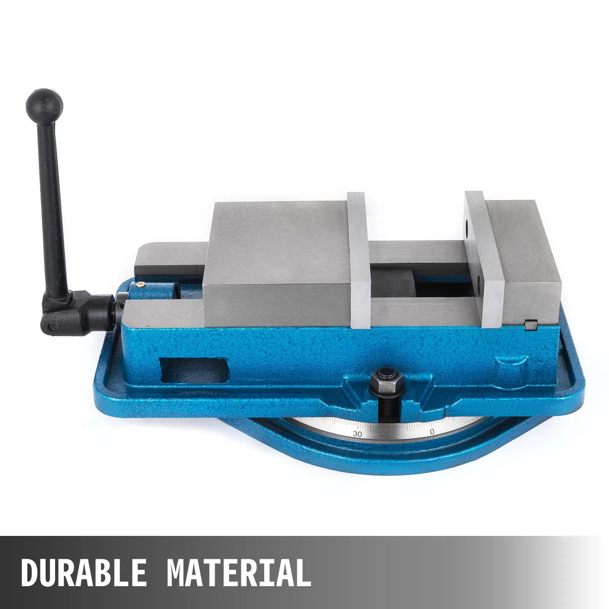 VEVOR 80 mm smagās klases frēzēšanas skrūvspīles ar 360° grozāmu pamatni, augstas precizitātes galda skrūvspīles CNC iekārtām, 80 mm žokļu platums, frēzēšanas un urbšanas skrūvspīles precīzai detaļu apstrādei