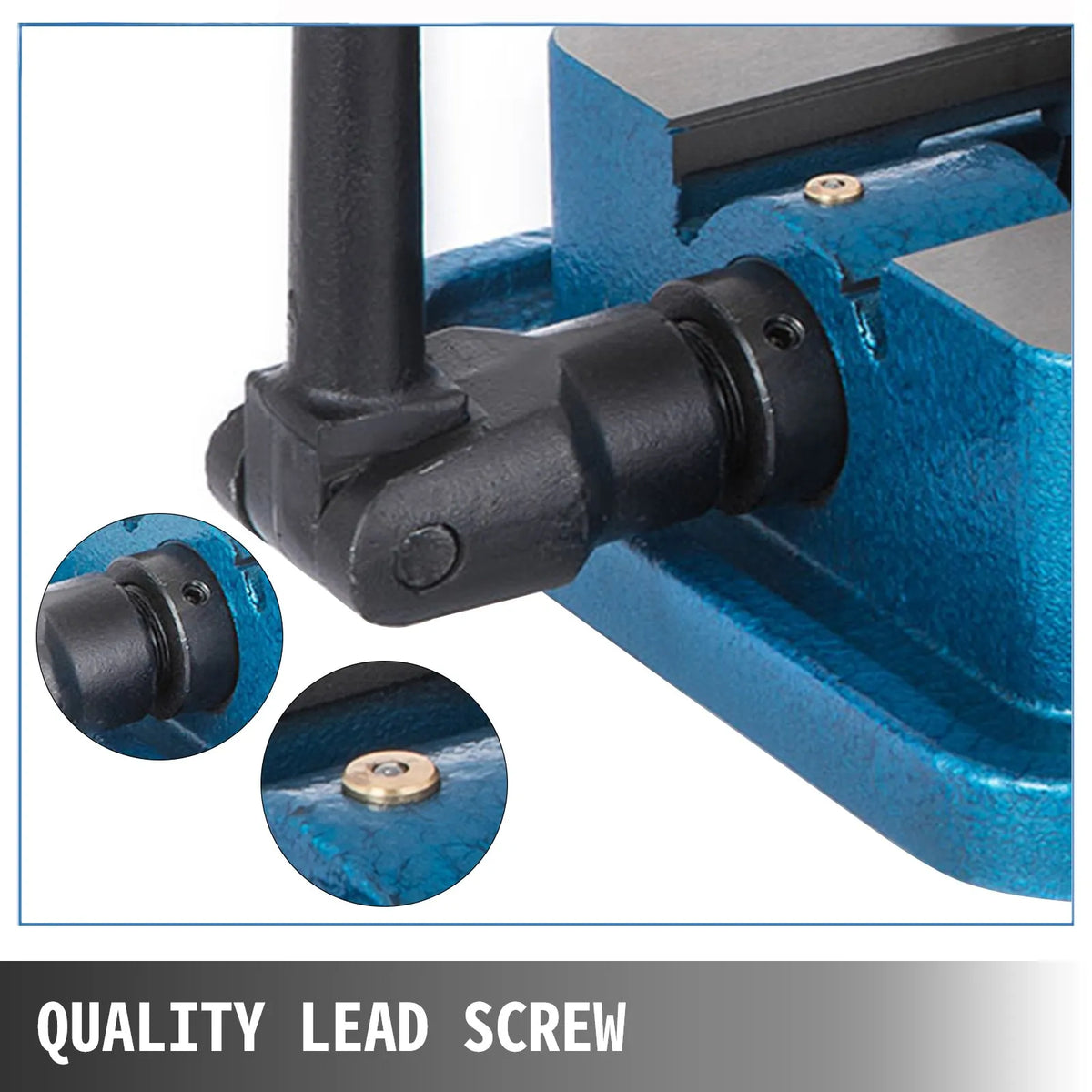 VEVOR 80 mm smagās klases frēzēšanas skrūvspīles ar 360° grozāmu pamatni, augstas precizitātes galda skrūvspīles CNC iekārtām, 80 mm žokļu platums, frēzēšanas un urbšanas skrūvspīles precīzai detaļu apstrādei