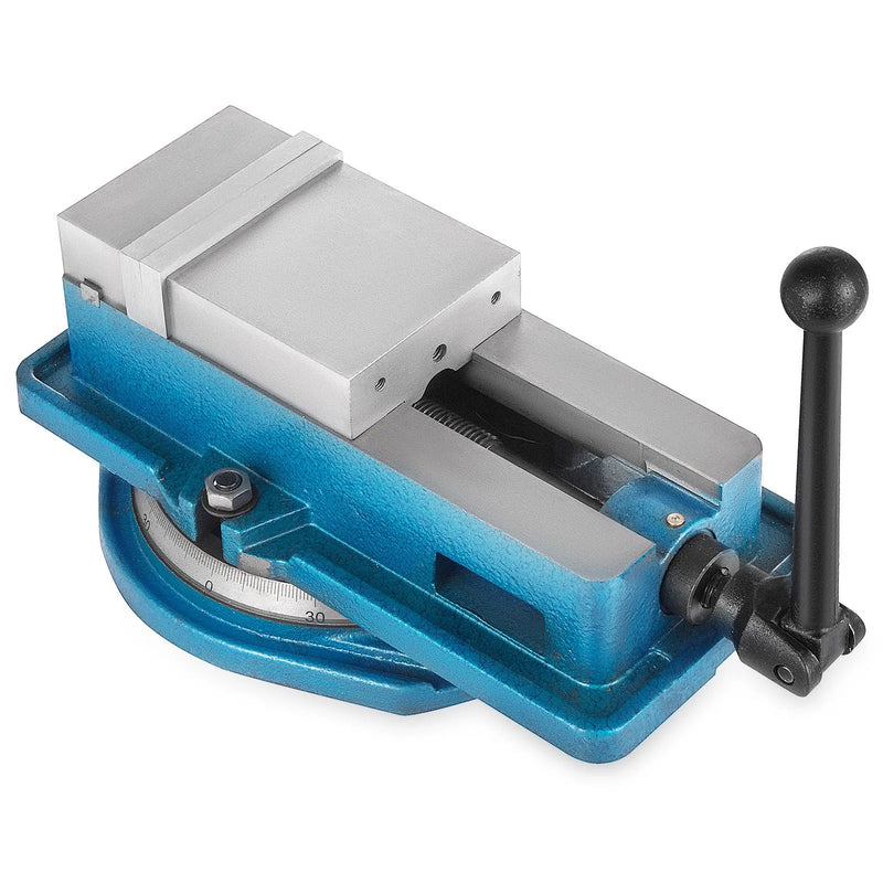 VEVOR 100 mm precīzijas frēzmašīnas skrūvspīles ar Accu Lock un 360° grozāmu pamatni, augstas precizitātes galda skrūvspīles frēzēšanas un urbšanas iekārtām, 100 mm žokļu platums precīzai detaļu apstrādei