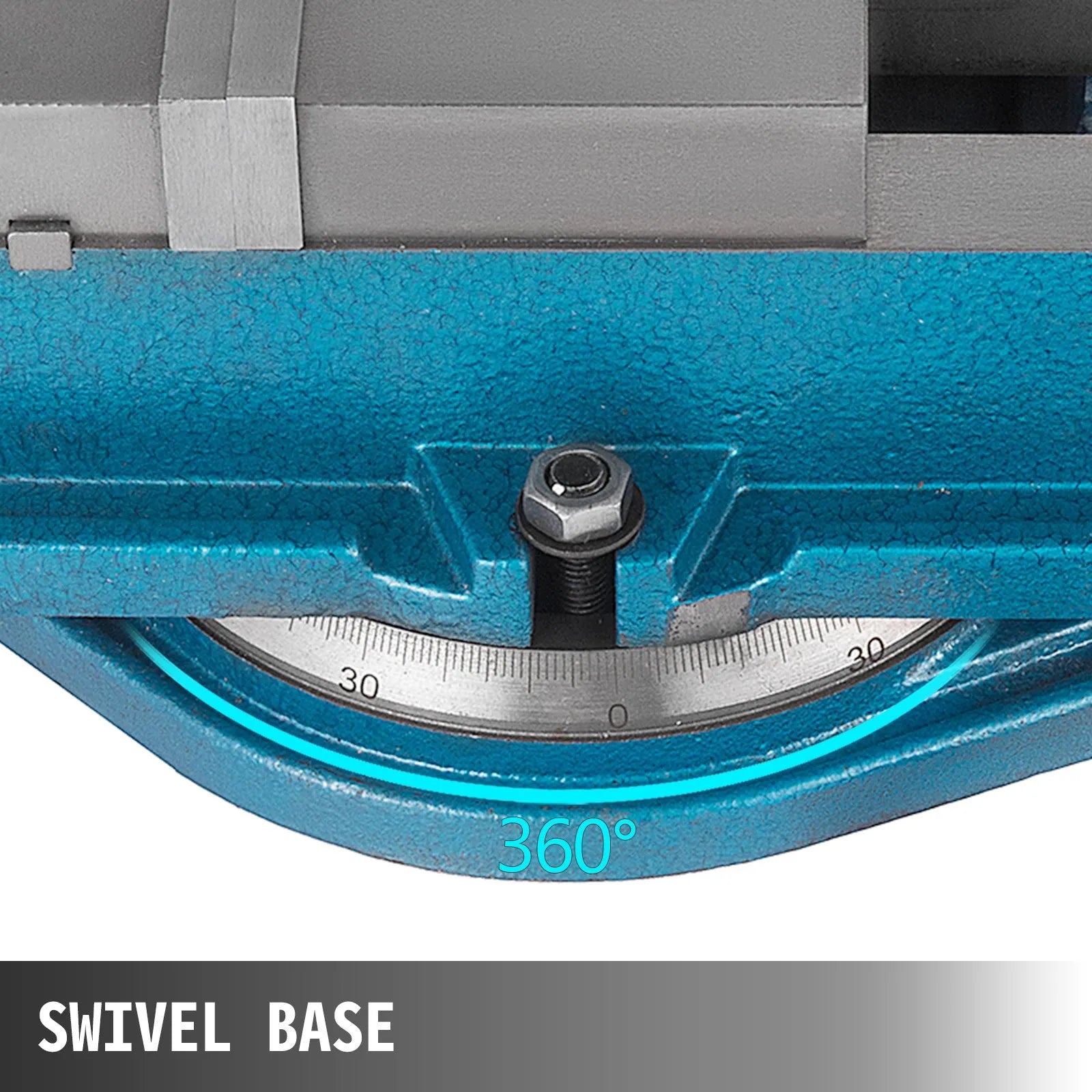 VEVOR 100 mm precīzijas frēzmašīnas skrūvspīles ar Accu Lock un 360° grozāmu pamatni, augstas precizitātes galda skrūvspīles frēzēšanas un urbšanas iekārtām, 100 mm žokļu platums precīzai detaļu apstrādei