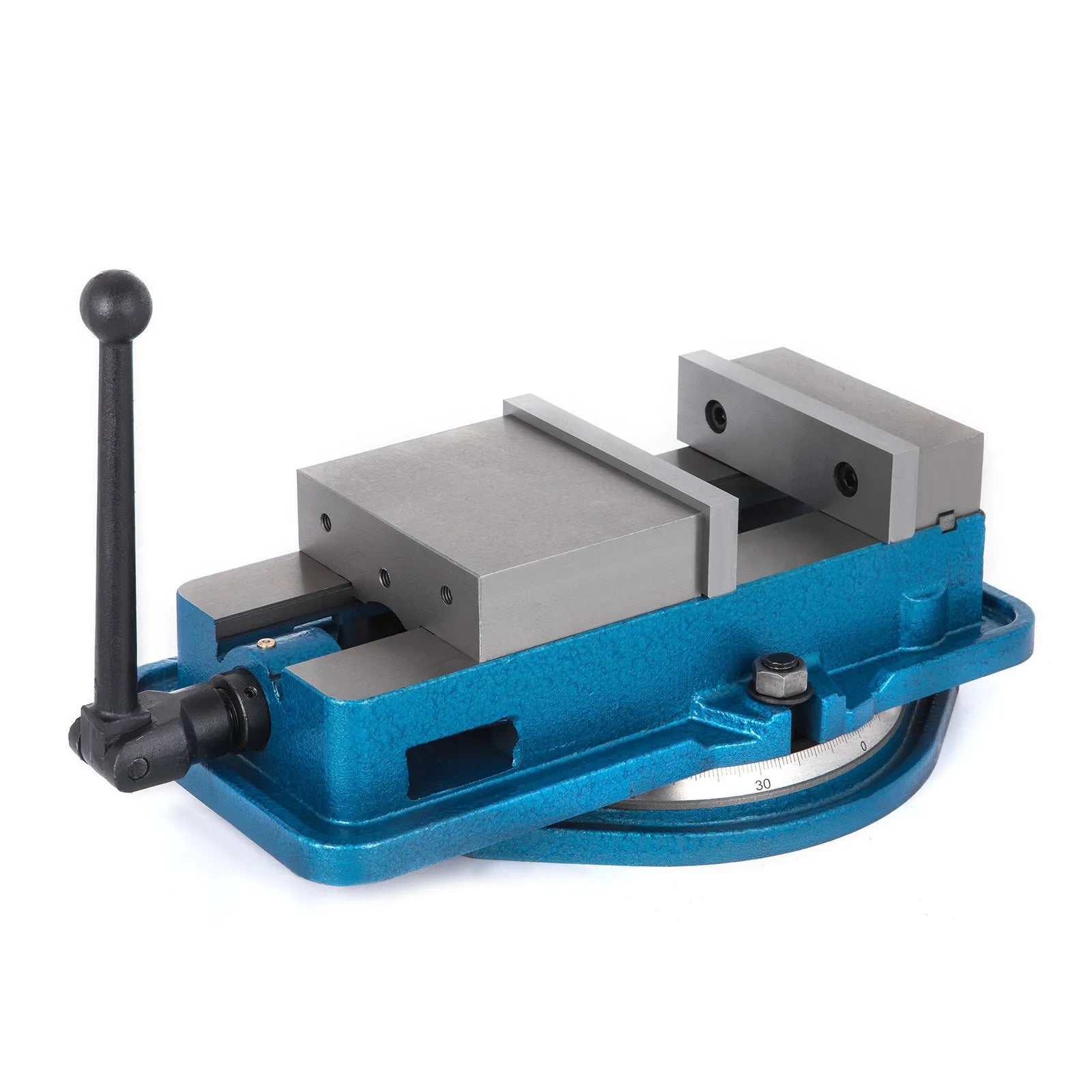 VEVOR 125 mm precīzijas frēzmašīnas skrūvspīles ar Accu Lock un grozāmu pamatni, 360° skalas galda skrūvspīles, piemērotas frēzēšanas un urbšanas iekārtām precīzai detaļu apstrādei