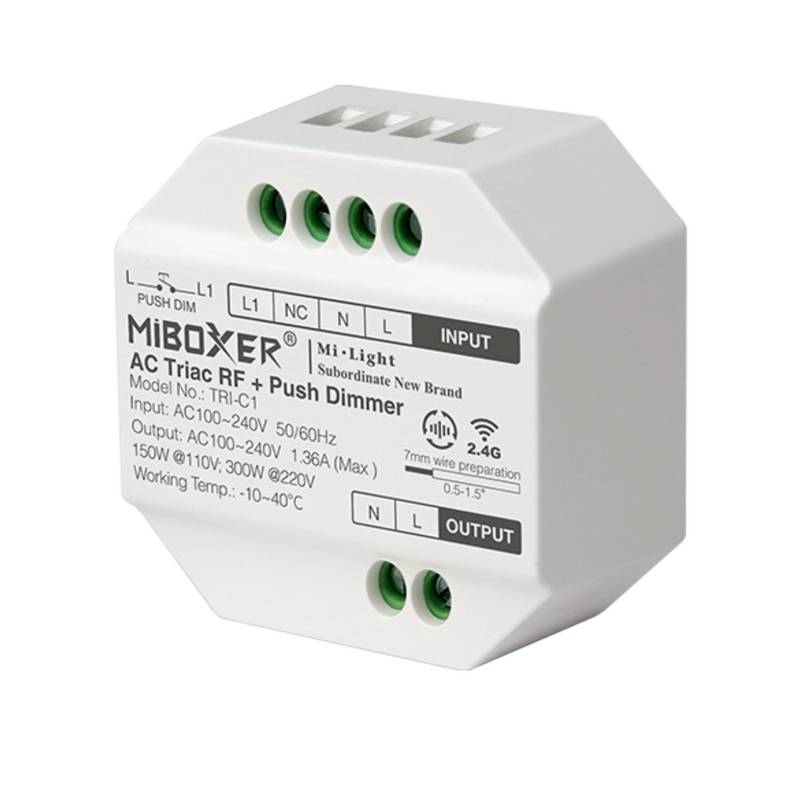 Mi-Light TRIAC Dimmer 100-240V, AC 1.36A Wi-Fi