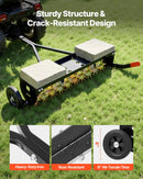 VEVOR velkamais zāliena aerators ar universālu sakabi, 102 cm darba platums, 68 kg slodzes ietilpība, izturīga un rūsas noturīga konstrukcija, aerācijas instruments ar paplāti traktoriem un zāliena tehnikai