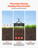 VEVOR velkamais zāliena aerators ar universālu sakabi, 102 cm darba platums, 68 kg slodzes ietilpība, izturīga un rūsas noturīga konstrukcija, aerācijas instruments ar paplāti traktoriem un zāliena tehnikai