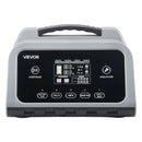 VEVOR viedais akumulatora lādētājs 25 A, 6 V / 12 V / 24 V LiFePO4 un svina-skābes (GEL/AGM) akumulatoriem, ar LCD displeju, uzturēšanas un desulfatācijas funkciju, automašīnām, laivām, motocikliem un zāles pļāvējiem