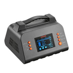 VEVOR viedais akumulatoru lādētājs, 30 A, 6/12/24 V, LiFePO4 un svina-skābes akumulatoriem, ar 96,5 mm LCD displeju